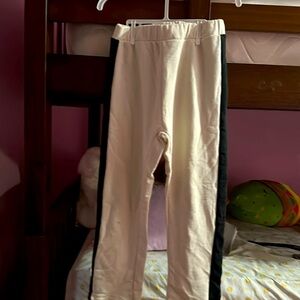 Zara Black And Off White Sweat pants